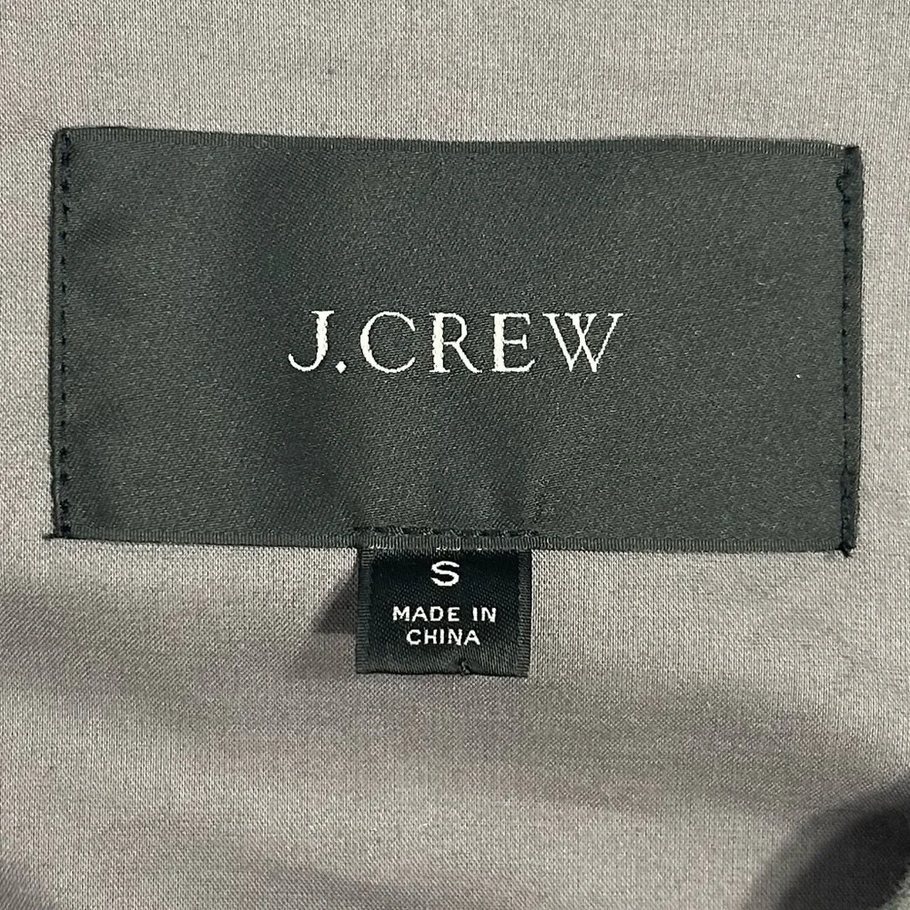 J.Crew Shirt-jacket in stretch wool-blend plaid Size S Gray/Lilac